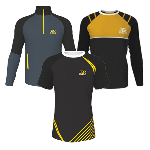 Club Pack  ¼ Zip top, Crew Neck and Training